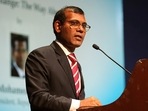 Former Maldives President Mohamed Nasheed.(AP) Former Maldives President Mohamed Nasheed.(AP)