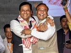 Sarbananda Sonowal (left) and Himanta Biswa Sarma are contenders for the top post of the Assam government.(PTI) Sarbananda Sonowal (left) and Himanta Biswa Sarma are contenders for the top post of the Assam government.(PTI)