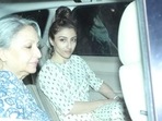 Soha Ali Khan with mother Sharmila Tagore. Soha Ali Khan with mother Sharmila Tagore.