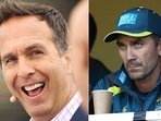 Michael Vaughan (L) and Justin Langer. (Getty Images) Michael Vaughan (L) and Justin Langer. (Getty Images)