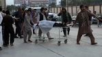 “More than 30 students and other countrymen have been killed, and over 50 more were wounded. The toll is rising.” interior ministry spokesman Tareq Arian said. In picture - An injured school student being transported to a hospital.(AP) “More than 30 students and other countrymen have been killed, and over 50 more were wounded. The toll is rising.” interior ministry spokesman Tareq Arian said. In picture - An injured school student being transported to a hospital.(AP)