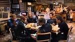 A screenshot from the shawarma scene in The Avengers. A screenshot from the shawarma scene in The Avengers.