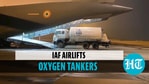 IAF aircraft with oxygen containers from Singapore lands in WB's Panagarh airbase IAF aircraft with oxygen containers from Singapore lands in WB's Panagarh airbase
