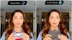 Madhuri Dixit posted a utilit-oriented video about Covid-19 precaution.(Instagram) Madhuri Dixit posted a utilit-oriented video about Covid-19 precaution.(Instagram)