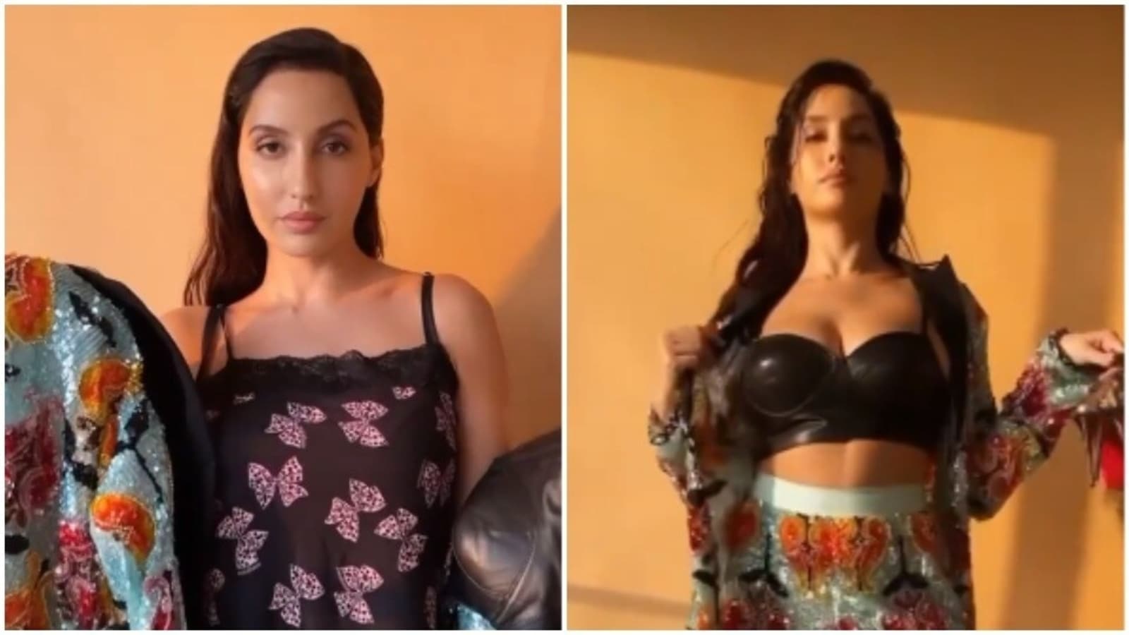 Nora Fatehi shows how easily she goes from casual wear to evening elan in  new video