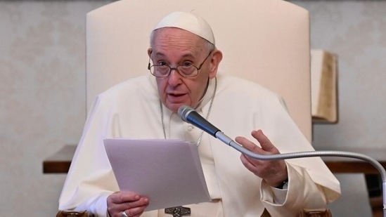 "A variant of this virus is closed nationalism, which prevents, for example, an internationalism of vaccines," Pope Francis said in the pre-recorded video message. REUTERS (via REUTERS)