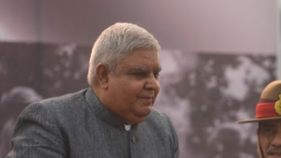 West Bengal Governor Jagdeep Dhankharhad asked the chief secretary to see him. (Samir Jana/Hindustan Times) West Bengal Governor Jagdeep Dhankharhad asked the chief secretary to see him. (Samir Jana/Hindustan Times)