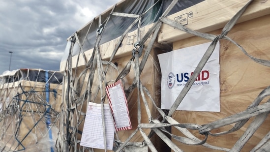 USAID Covid-19 coordinator Jeremy Konyndyk oversaw the send-off of the 4th plane carrying Medical supplies to India. (ANI Photo)