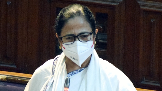 West Bengal chief minister Mamata Banerjee addresses the Assembly House in Kolkata. (ANI) West Bengal chief minister Mamata Banerjee addresses the Assembly House in Kolkata. (ANI)