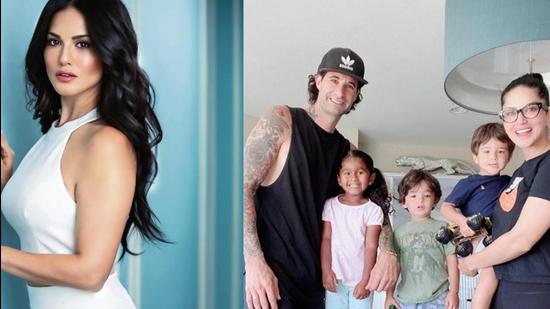 Actor Sunny Leone is a mother to three kids- Nisha, Noah and Asher. Actor Sunny Leone is a mother to three kids- Nisha, Noah and Asher.