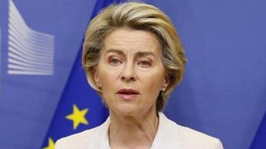 Von der Leyen said the European Union had started its vaccine sharing mechanism, citing delivery of 615,000 doses to the Western Balkans as an example. (AP file photo) Von der Leyen said the European Union had started its vaccine sharing mechanism, citing delivery of 615,000 doses to the Western Balkans as an example. (AP file photo)