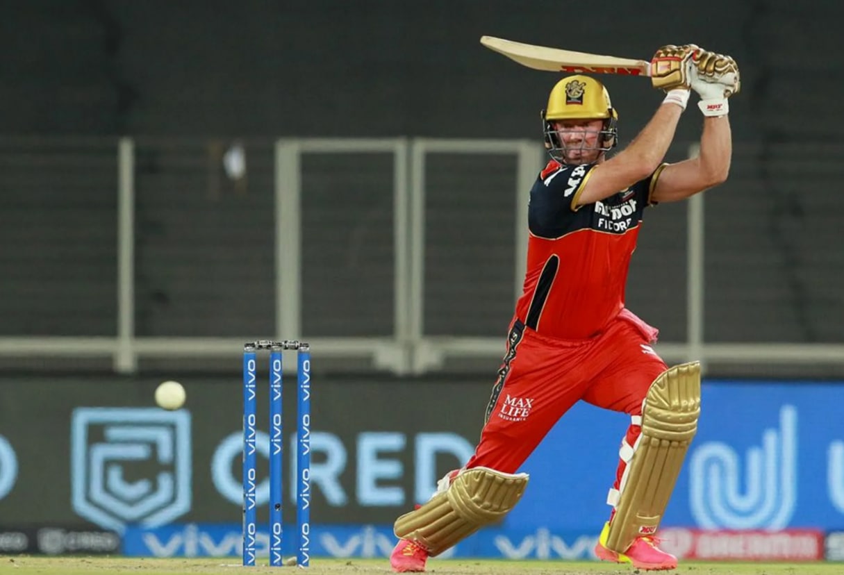 IPL 2021: AB de Villiers of RCB in against Delhi Capitals. (IPL/BCCI)