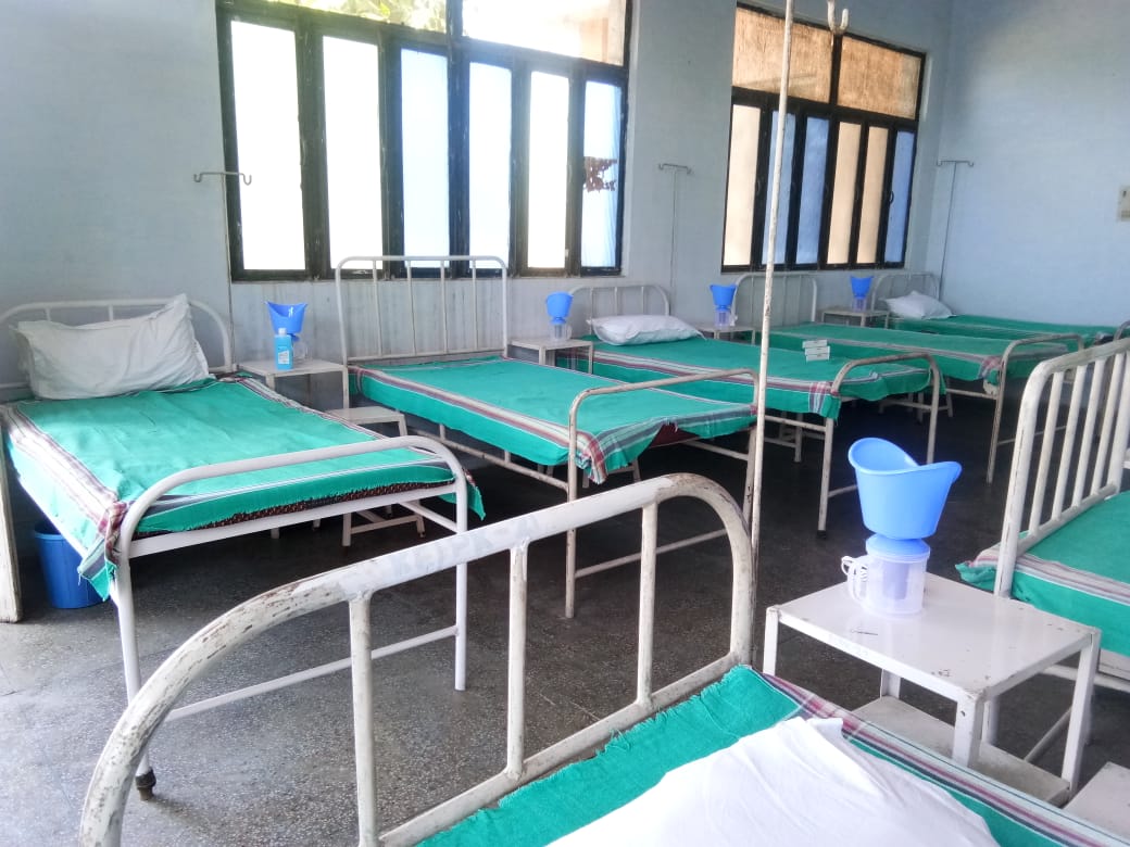 When HT contacted, the supervisor of the quarantine facility for cops, inspector Gurpreet Singh, who is the station house officer of City police station, confirmed that the facility has 30 beds and five oxygen cylinders. (HT PHOTO) When HT contacted, the supervisor of the quarantine facility for cops, inspector Gurpreet Singh, who is the station house officer of City police station, confirmed that the facility has 30 beds and five oxygen cylinders. (HT PHOTO)