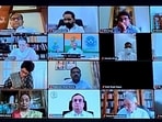 In a meeting on April 17, the party's highest decision-making body had focused on the Covid-19 situation in India. (ANI Photo) In a meeting on April 17, the party's highest decision-making body had focused on the Covid-19 situation in India. (ANI Photo)