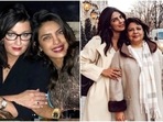 Priyanka Chopra wished fans on Mother's Day with throwback pictures with her mother Dr Madhu Chopra and mother-in-law Denise Jonas.(Instagram) Priyanka Chopra wished fans on Mother's Day with throwback pictures with her mother Dr Madhu Chopra and mother-in-law Denise Jonas.(Instagram)