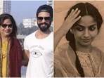 Shahid Kapoor with his mother Neliima Azeem. Shahid Kapoor with his mother Neliima Azeem.