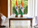 Prime Minister Narendra Modi interacts with Chief of Naval Staff Admiral Karambir Singh to discuss initiatives taken by Indian Navy to tackle coronavirus pandemic situation in the country. Prime Minister Narendra Modi interacts with Chief of Naval Staff Admiral Karambir Singh to discuss initiatives taken by Indian Navy to tackle coronavirus pandemic situation in the country.