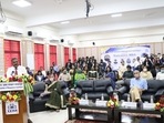The MoU was signed in the presence of Prof Mahadeo Jaiswal, director of the institute, and Subham Saxena, the district collector on Friday, the B school said in a statement. The MoU was signed in the presence of Prof Mahadeo Jaiswal, director of the institute, and Subham Saxena, the district collector on Friday, the B school said in a statement.