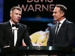 David Warner and Michael Slater in 2018. (Getty Images) David Warner and Michael Slater in 2018. (Getty Images)