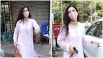 Gauahar Khan was recently snapped in Mumbai while grocery shopping. Gauahar Khan was recently snapped in Mumbai while grocery shopping.
