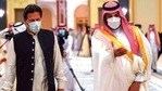 The joint statement said the Saudi crown prince “welcomed the recent understanding reached between the military authorities of Pakistan and India regarding ceasefire at the Line of Control (LoC)." In picture - Saudi Crown Prince Mohammed bin Salman (right) and Pakistan's Prime Minister Imran Khan.(AP) The joint statement said the Saudi crown prince “welcomed the recent understanding reached between the military authorities of Pakistan and India regarding ceasefire at the Line of Control (LoC)." In picture - Saudi Crown Prince Mohammed bin Salman (right) and Pakistan's Prime Minister Imran Khan.(AP)