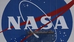 The NASA logo on the Vehicle Assembly Building at the Kennedy Space Center in Florida. (AFP) The NASA logo on the Vehicle Assembly Building at the Kennedy Space Center in Florida. (AFP)