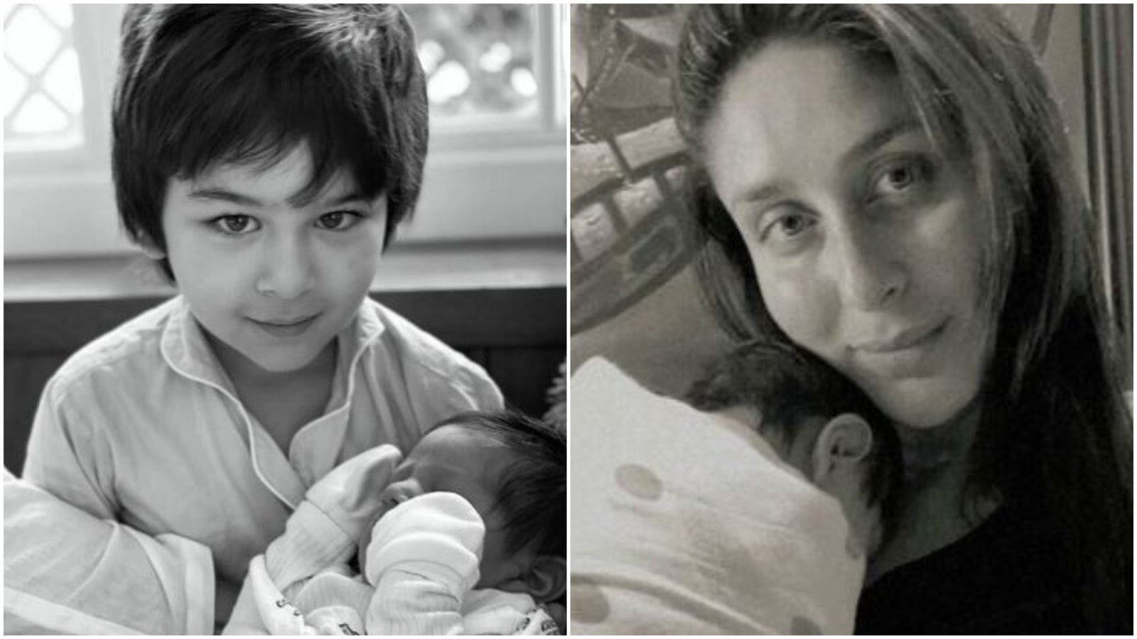 Kareena Kapoor shares best look yet at new baby as he poses with brother Taimur: 'They give me hope for better future'