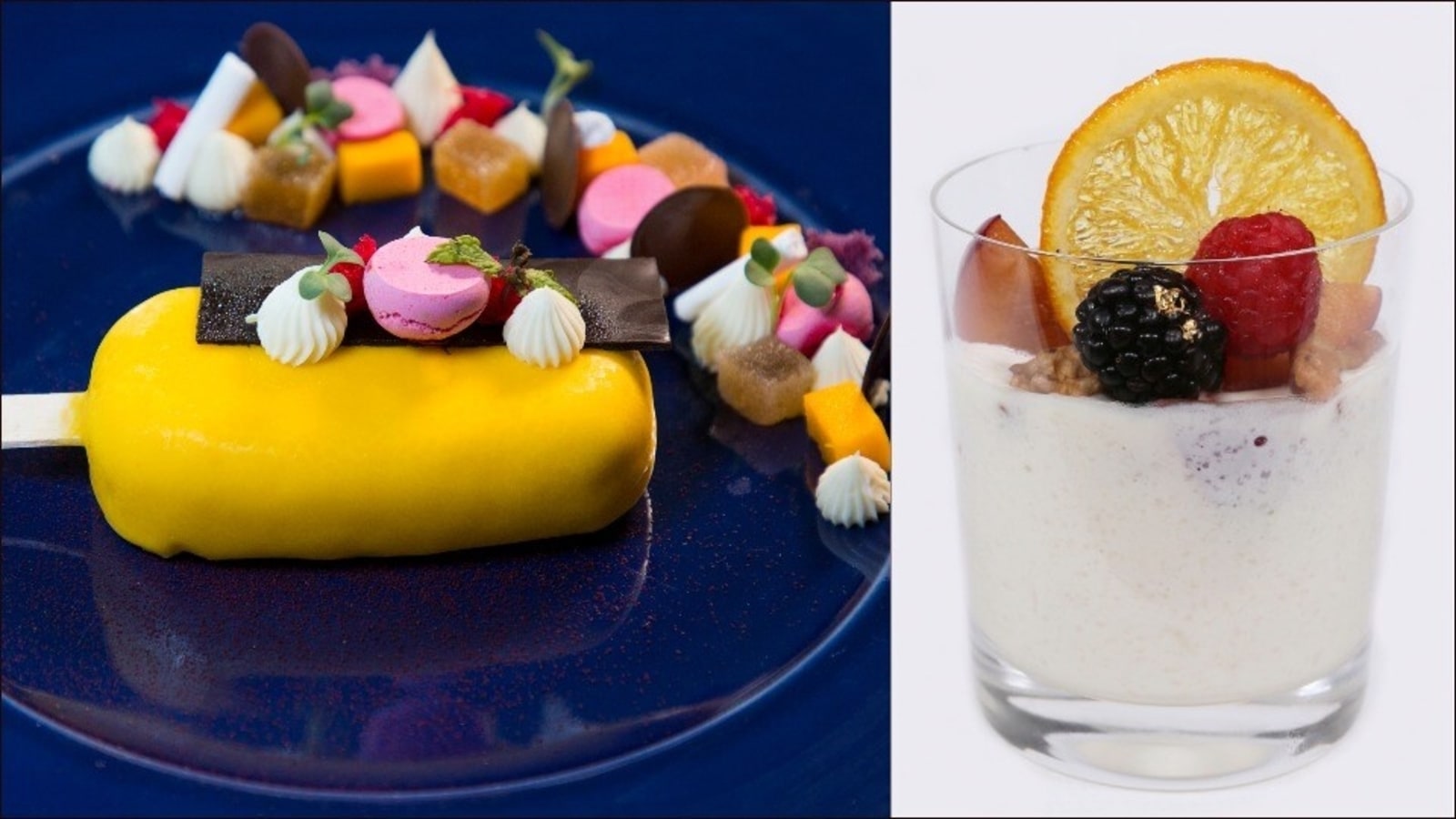 Mango-Mint Popsicle Summer Berry Salad, Plum Walnut Palm Jaggery Kheer for Maa