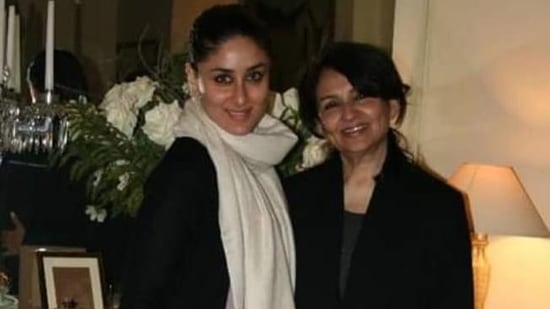 Kareena Kapoor Khan poses with Sharmila Tagore.