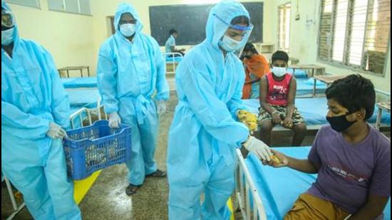 After Maharashtra and Karnataka, Kerala has been reporting the maximum number of Covid-19 cases in the country. (PTI PHOTO.) After Maharashtra and Karnataka, Kerala has been reporting the maximum number of Covid-19 cases in the country. (PTI PHOTO.)