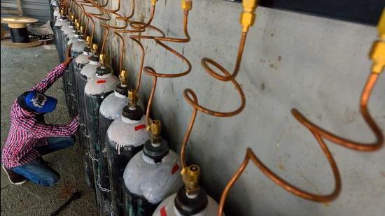 Centre is installing around 551 PSA oxygen generator plants in the country. (Representational photo) Centre is installing around 551 PSA oxygen generator plants in the country. (Representational photo)