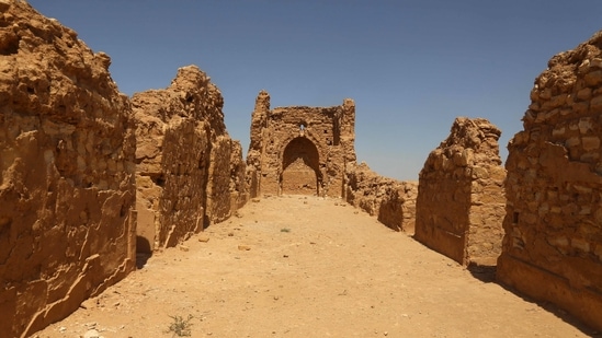 A view of the Al-Aqiser archeological site in Ain Tamr near Karbala in Iraq. (AFP) A view of the Al-Aqiser archeological site in Ain Tamr near Karbala in Iraq. (AFP)