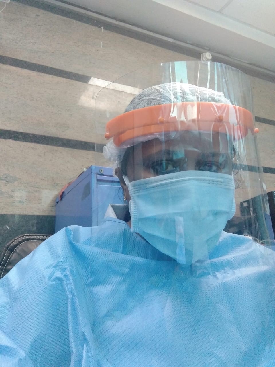 Rakhi John, a nurse at AIIMS, has been doing alternate shifts to take care of her one-year-old baby. Rakhi John, a nurse at AIIMS, has been doing alternate shifts to take care of her one-year-old baby.