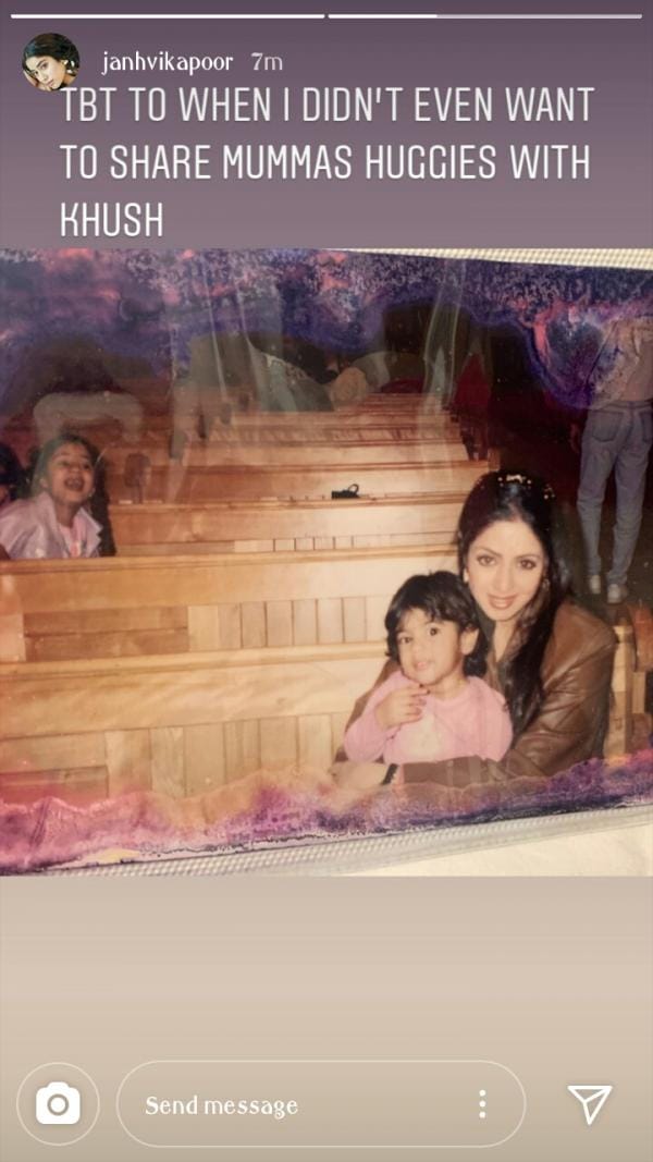 Janhvi Kapoor, Khushi share throwback pics from their