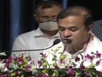 Himanta Biswa Sarma taking oath as Assam CM (ANI)