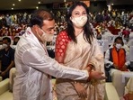 Riniki Bhuyan Sarma was all praise for her 52-year-old husband in the manner he tackled the Covid-19 pandemic in the state and Riniki Bhuyan Sarma was all praise for her 52-year-old husband in the manner he tackled the Covid-19 pandemic in the state and