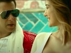 Salman Khan with Disha Patani in Radhe song Zoom Zoom.