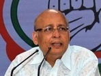 “I genuinely tweeted it when I noticed a striking coincidence in North Eastern states,’’ Congress leader Abhishek Manu Singhvi said.(HT File Photo) “I genuinely tweeted it when I noticed a striking coincidence in North Eastern states,’’ Congress leader Abhishek Manu Singhvi said.(HT File Photo)