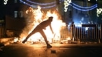 Some 121 Palestinians were wounded in Saturday’s overnight clashes. Israeli police said 17 of its officers were wounded.(AFP) Some 121 Palestinians were wounded in Saturday’s overnight clashes. Israeli police said 17 of its officers were wounded.(AFP)