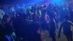 A grab from the video tweeted by ANI shows huge crowd at a wedding ceremony in Chhattisgarh.(ANI Photo) A grab from the video tweeted by ANI shows huge crowd at a wedding ceremony in Chhattisgarh.(ANI Photo)