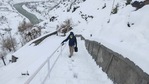 A villager walks in the snow covered terrain of the Himalayan ranges, after a fresh spell of snowfall at Keylong in Lahual-Spiti district, Wednesday, April 21, 2021.(PTI) A villager walks in the snow covered terrain of the Himalayan ranges, after a fresh spell of snowfall at Keylong in Lahual-Spiti district, Wednesday, April 21, 2021.(PTI)