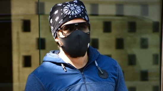 Emraan Hashmi seen at his gym in Bandra.