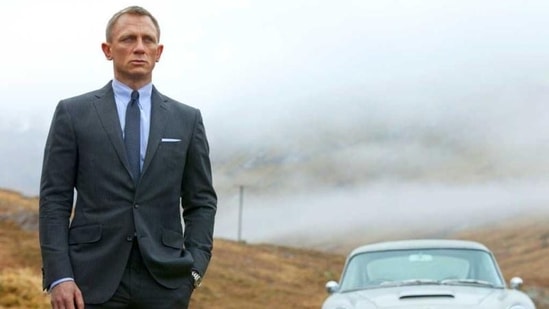 Daniel Craig as James Bond in the action adventure film, Skyfall. 