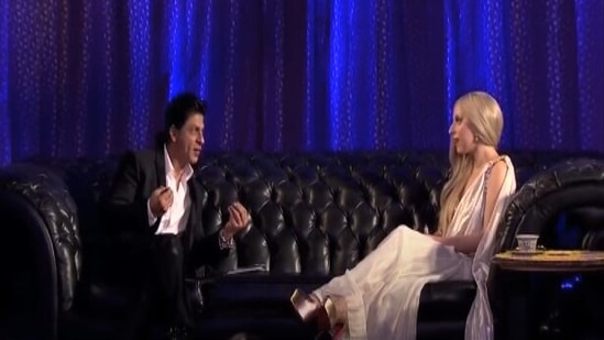 Shah Rukh Khan once interviewed Lady Gaga.