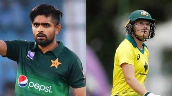 Pakistan captain Babar Azam (L), Australia's wicketkeeper-batswoman Alyssa Healy(HT Collage) Pakistan captain Babar Azam (L), Australia's wicketkeeper-batswoman Alyssa Healy(HT Collage)