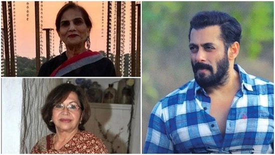 Salman Khan shared pictures of his mothers Salma Khan and Helen on Instagram on Mother's Day.