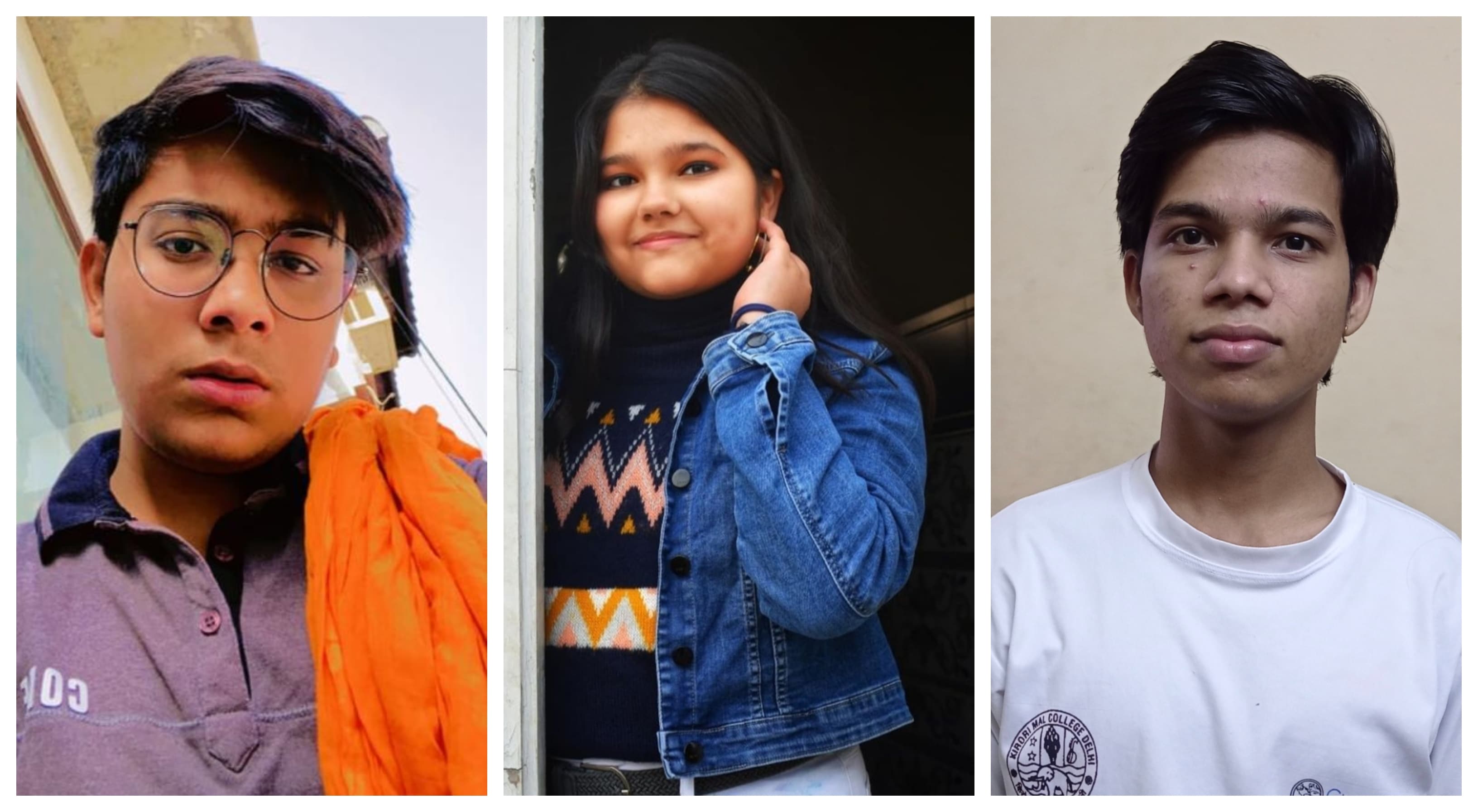 Bhumik Dirolia, Ananya Sharma and Nikhik Kumar. Bhumik Dirolia, Ananya Sharma and Nikhik Kumar.