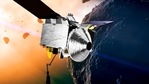 This illustration provided by NASA depicts the OSIRIS-REx spacecraft at the asteroid Bennu.(AP) This illustration provided by NASA depicts the OSIRIS-REx spacecraft at the asteroid Bennu.(AP)
