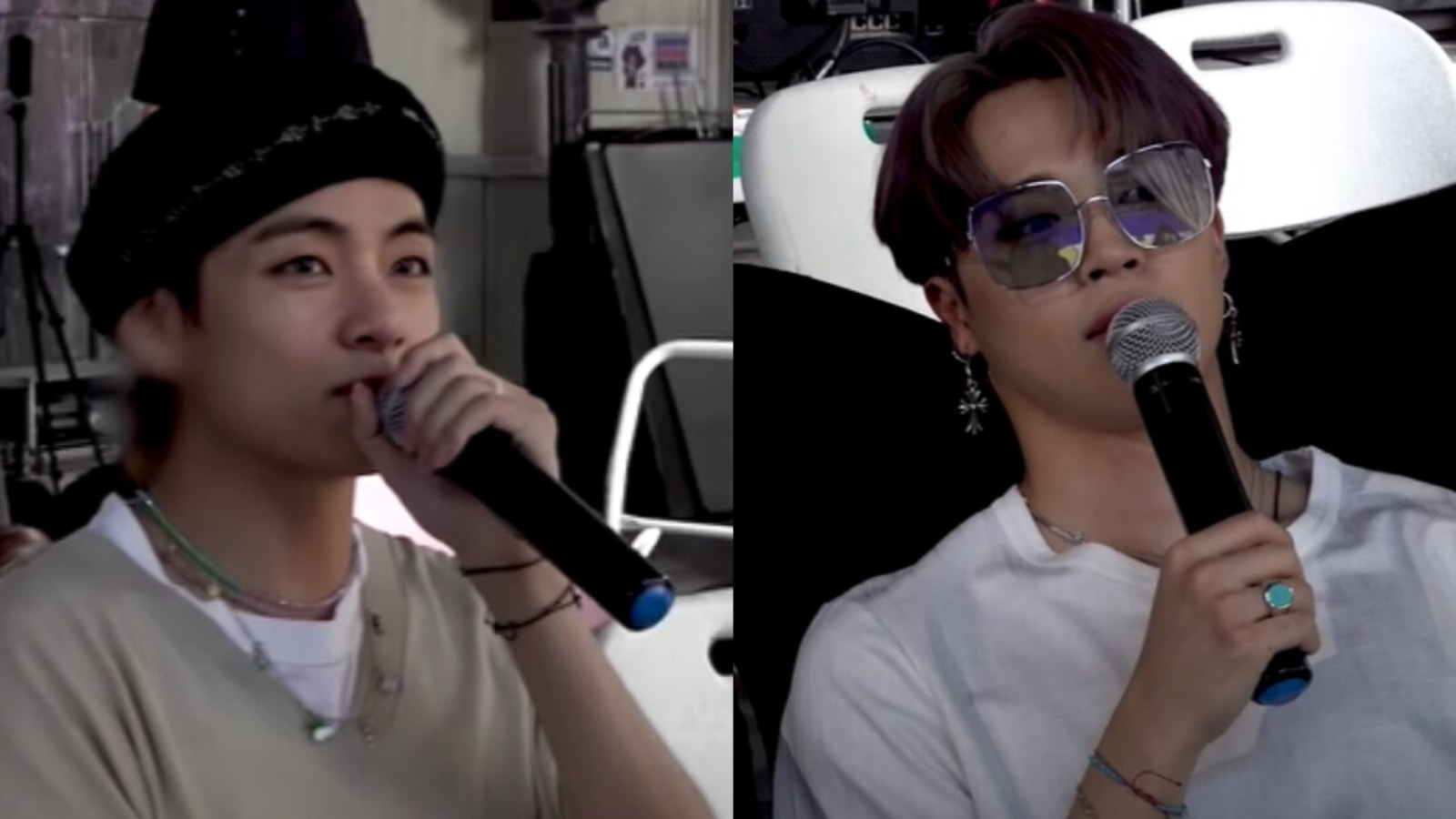 BTS singer V finds a unique way to track his phone down on set, Jimin ...