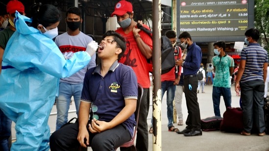 Among the top 5 states in terms of high case positivity rate are Goa (49.6%), Puducherry (42.8%), West Bengal (34.4%), Haryana (34.3%), and Karnataka (32.4%). (File Photo) Among the top 5 states in terms of high case positivity rate are Goa (49.6%), Puducherry (42.8%), West Bengal (34.4%), Haryana (34.3%), and Karnataka (32.4%). (File Photo)
